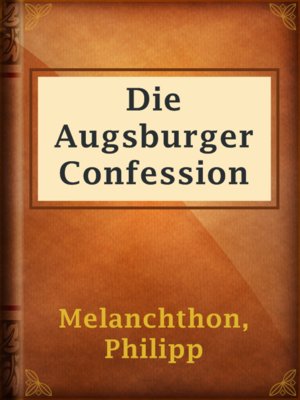 Die Augsburger Confession - ebook